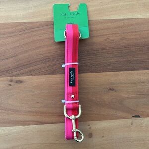 kate spade Red and Pink Dog leash